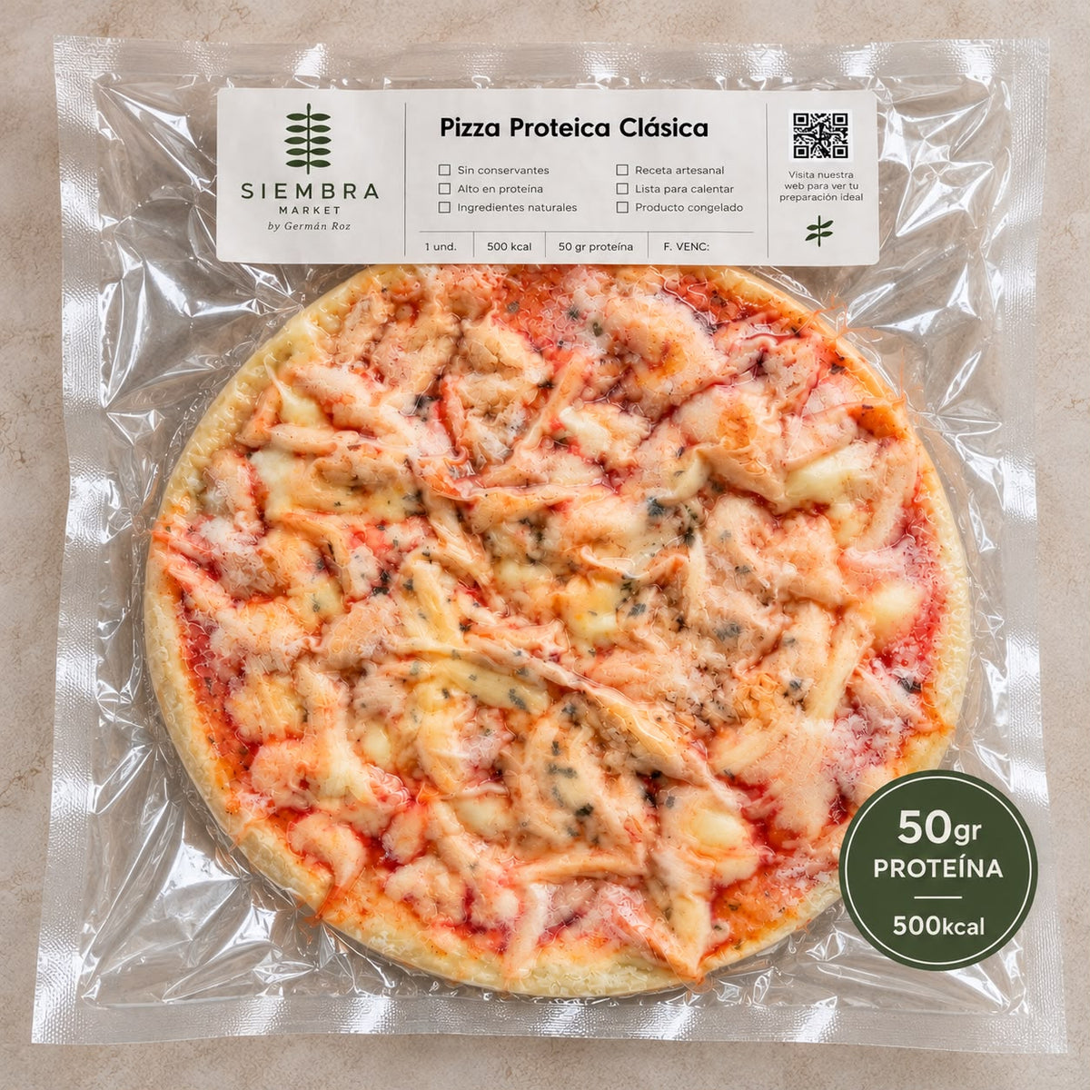 Pizza Proteica Clásica