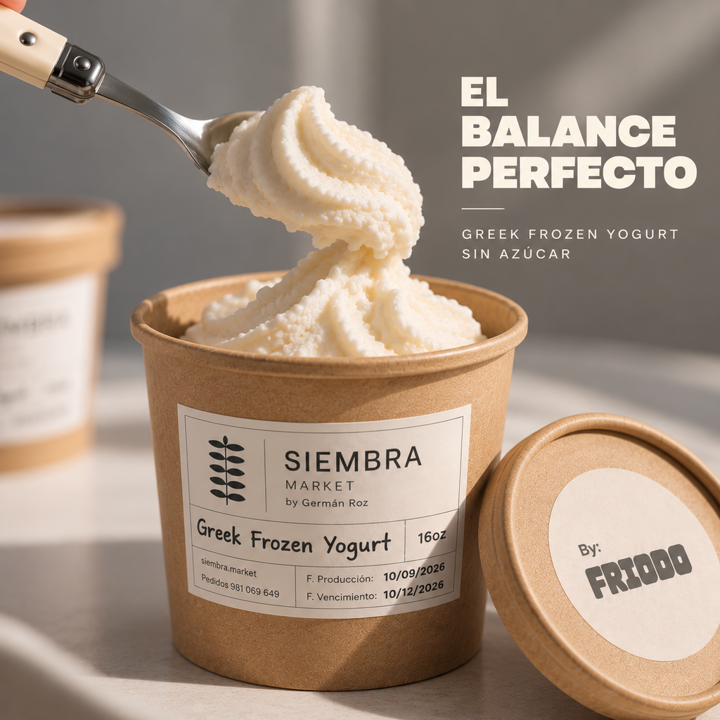 Greek Frozen Yogurt sin azucar
